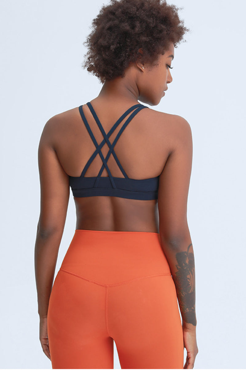 Strapy Back Sports Bra