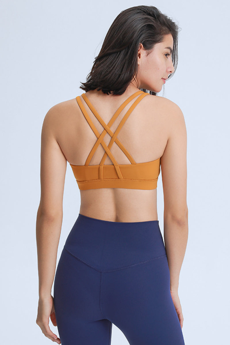 Strapy Back Sports Bra