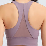 Triangle Mesh Back Sports Bra