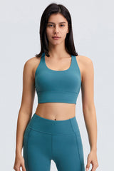 Triangle Mesh Back Sports Bra