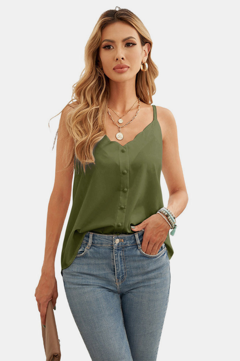 Button down CamisoleTop