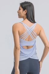 Cross Sports Bra Wrap Tank Top