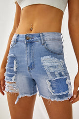 Cut Off Denim Shorts