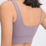 Scoop Neck and Back Sports Bra