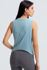 Curved Hem Active Tank