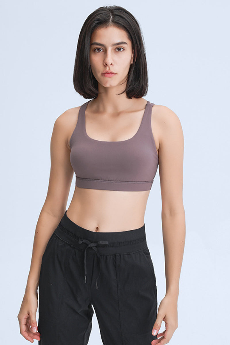 Strapy Back Sports Bra