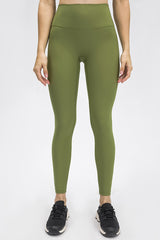 Seamless Wide Band Waist Sports Leggings