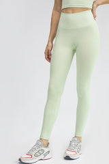 Seamless Wide Band Waist Sports Leggings