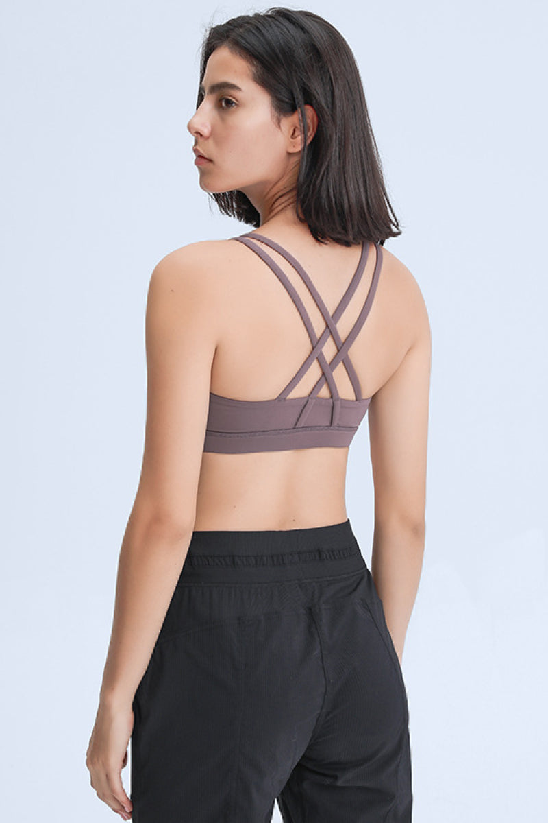 Strapy Back Sports Bra